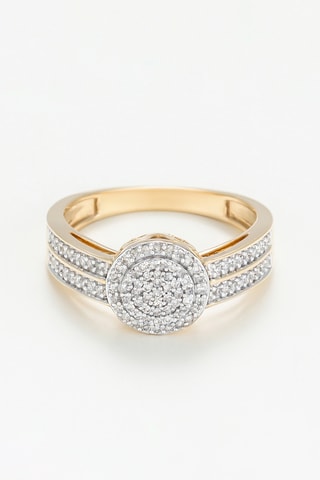 Bague First Love 
Or jaune et diamants