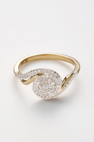 Ring Je dis Oui Geelgoud en Diamanten