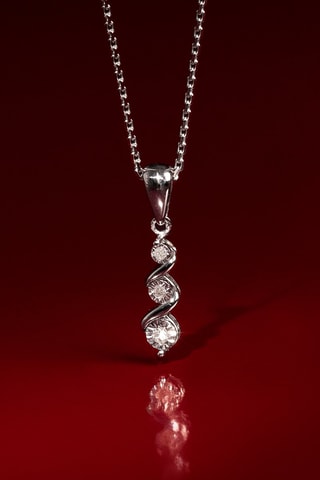 Hanger Tara Witgoud en Diamanten