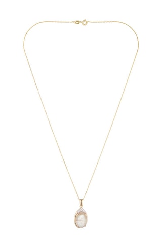 Pendentif Betafo Or jaune, rutile et diamants