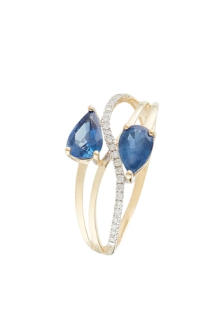 Ring - Geelgoud en Diamanten