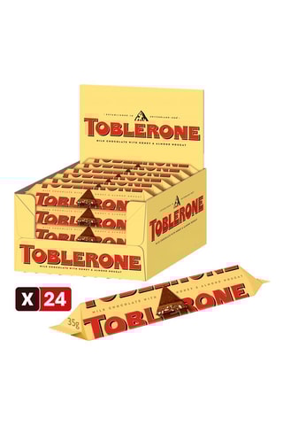 Barres Chocolat au lait Toblerone - 24 x 35 g