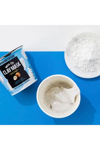 Kleimasker met Kokosnoot Superfood Mix It - Droge huid - 25 ml en 12 g