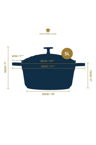 Cocotte - 28 cm - 5 l - Masterclass