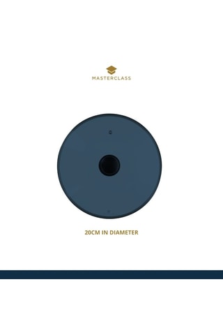 Couvercle de casserole en verre et acier inoxydable - Masterclass