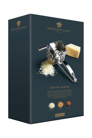 Râpe à fromage rotative en acier inoxydable - Masterclass