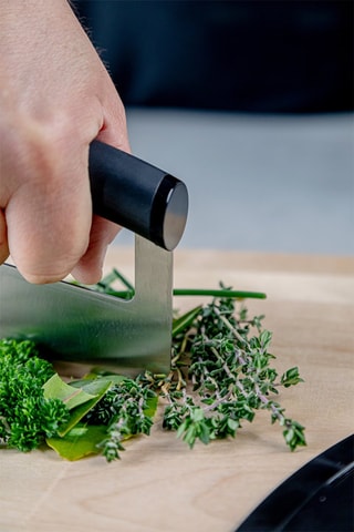 Couteau mezzaluna en acier inoxydable - Kitchenaid