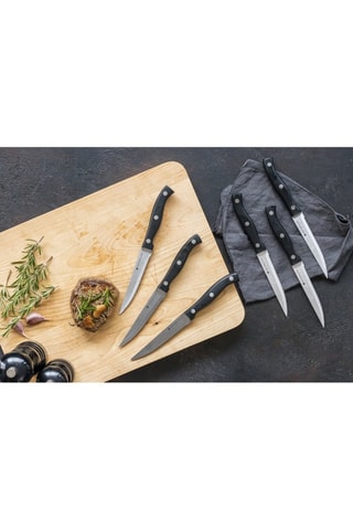 6 couteaux à steak en acier inoxydable - 23,3 cm - Masterclass