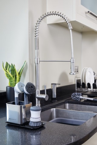 Support d'évier en acier inoxydable - 11 x 20 x 11 cm - Masterclass