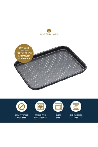 Plaque à pâtisserie en céramique - 24 x 18 x 1,5 cm - Masterclass