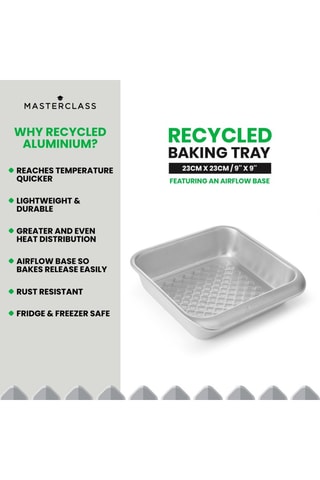 Plaque à pâtisserie - 24,1 x 22,3 x 5,7 cm - Masterclass