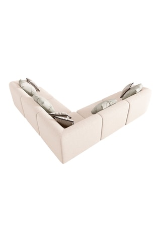 Canapé d'angle Chiara 
Beige clair mélangé