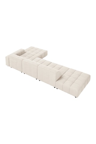 Canapé d'angle droit Chicago - Beige clair