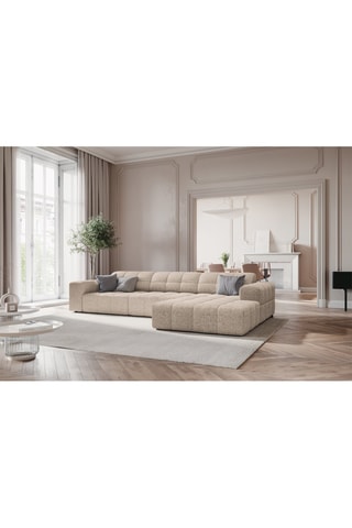 Canapé d'angle droit Chicago - Beige