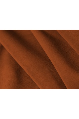 Canapé convertible Daisy - Rouge brique - 3 places - En tissu velours