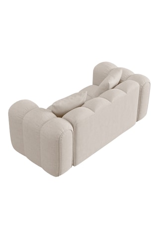 Canapé Astro - Beige - 2 places - En tissu structurel