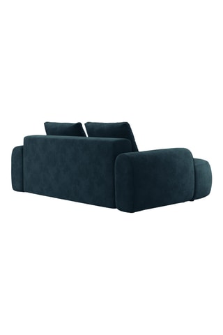 Canapé Orchid - Bleu pétrole - 3 places - En tissu velours
