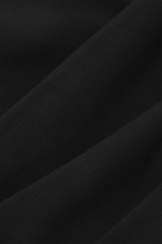 Canapé d'angle droit modulaire Astro - Noir - 3 places - En tissu velours