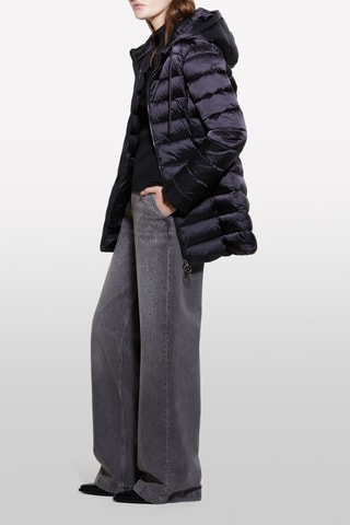 Doudoune à capuche - Noir