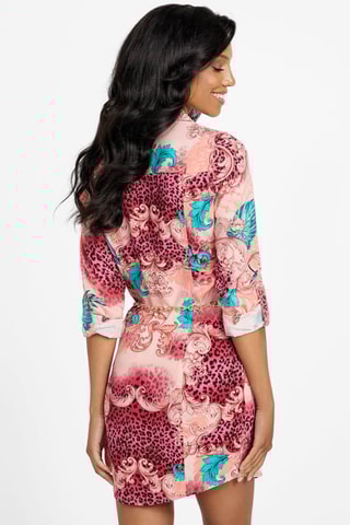 Robe chemise Abelina - Rose