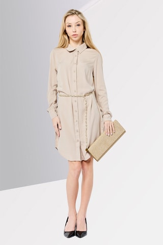 Robe chemise Asia - Taupe