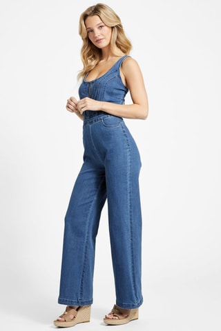 Combinaison en jean Belle - Bleu marine