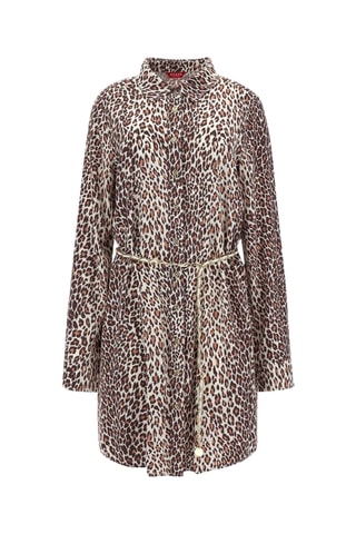 Robe chemise Asia - Taupe et marron