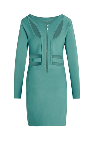 Robe fourreau Aria - Vert