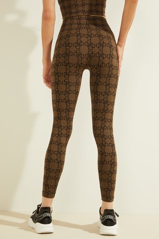 Legging taille haute Della - Marron