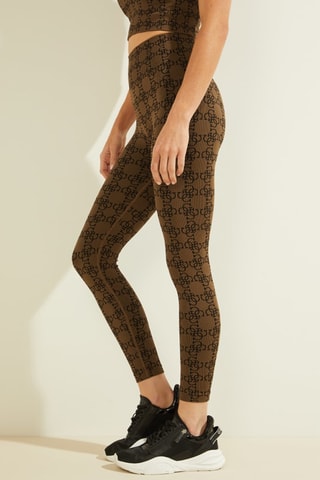 Legging taille haute Della - Marron
