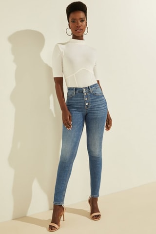 Jean skinny - Bleu cobalt