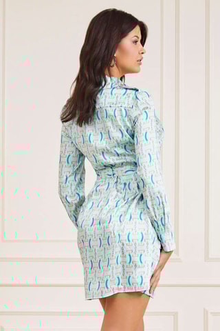 Robe patineuse Golden - Vert clair