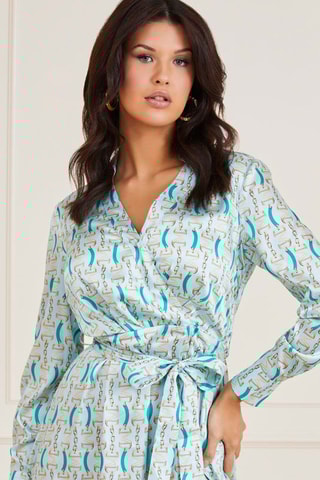 Robe patineuse Golden - Vert clair