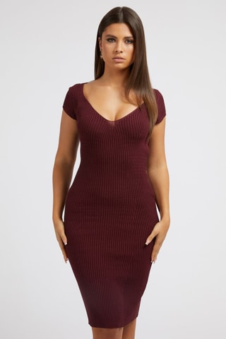 Robe pull Lynx - Bordeaux