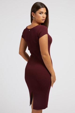 Robe pull Lynx - Bordeaux