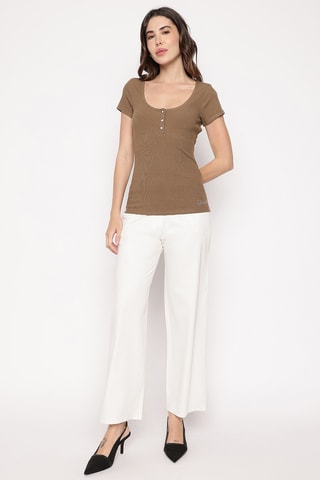 Top Karlee - Marron