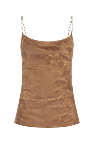 Top drapé Daria - Doré