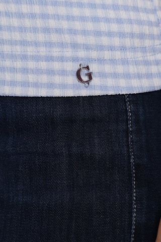 Top Lazize - Ciel et blanc