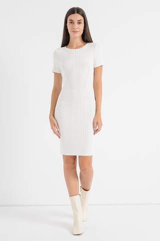 Robe fourreau Anne - Blanc