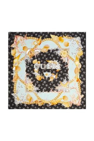 Carré en soie - Noir