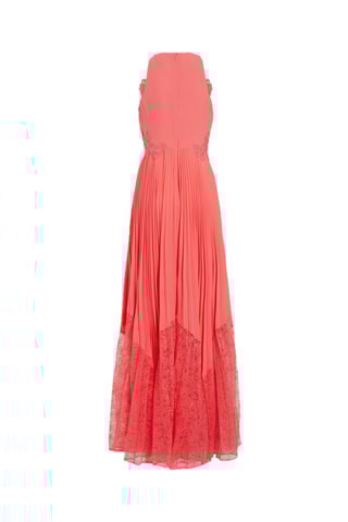 Robe plissée Jasmine - Corail