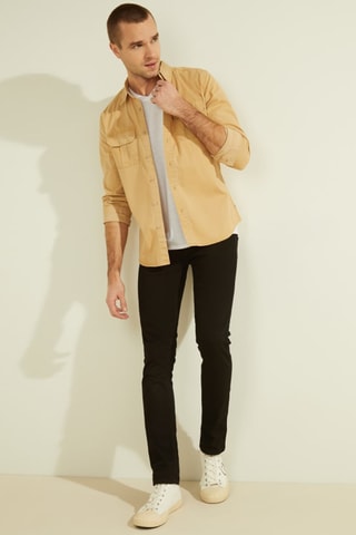 Chemise regular - Moutarde