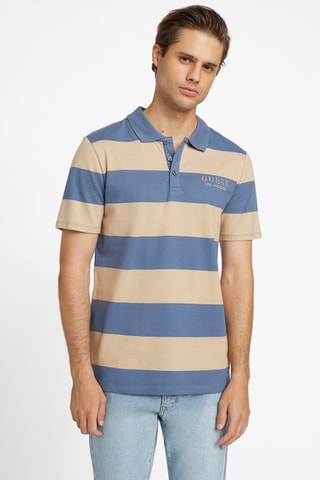 Polo regular Jeff - Bleu canard