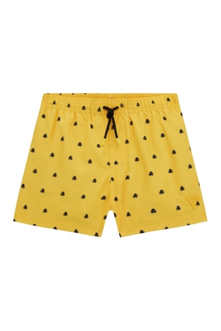 Short de bain - Jaune