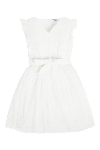 Robe en broderie anglaise - Blanc