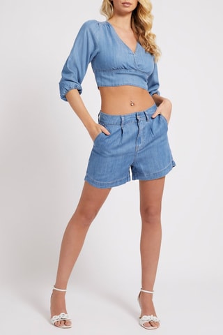 Short en jean - Bleu clair