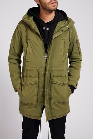Parka à capuche - kaki