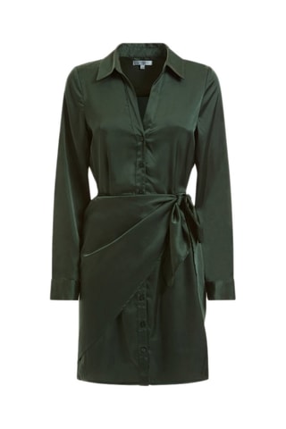 Robe chemise - Vert foncé
