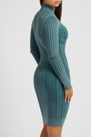 Robe fourreau - Turquoise