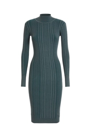 Robe fourreau - Turquoise